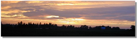 Sunset over Guelph