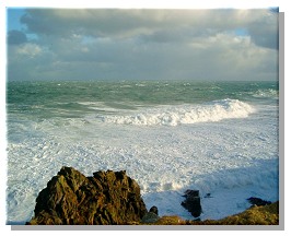 Atlantic Surf off the Isle of Lewis.  Photo taken by Iain