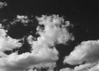 clouds b&w