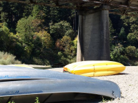 Russian river under Monte Rio bridge