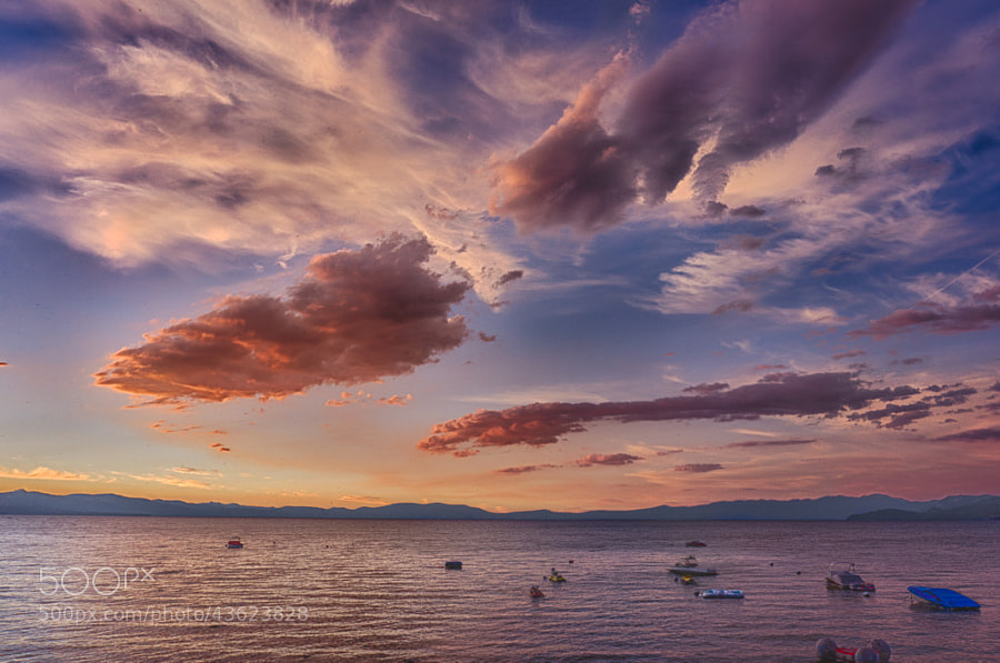 Lake Tahoe Sunset by Jim Rector on 500px.com" border="0" style="margin: 0 0 5px 0;